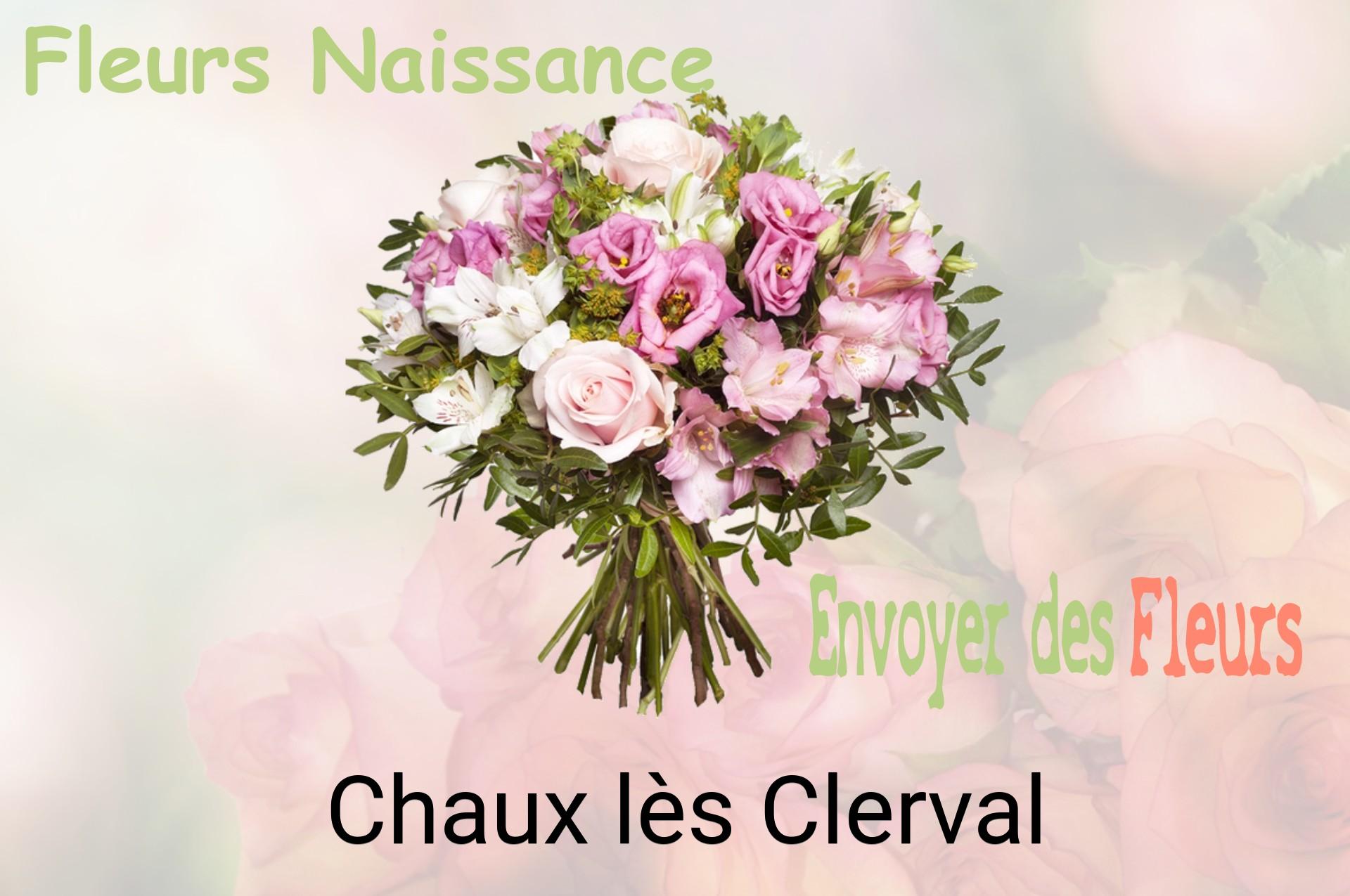 Bouquet de fleurs de naissance livré à Chaux-lès-Clerval